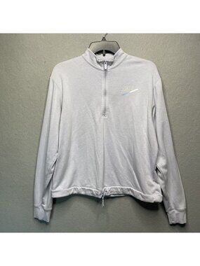 Nike Womens Violet Haze Easy Fleece Half-Zip Top S